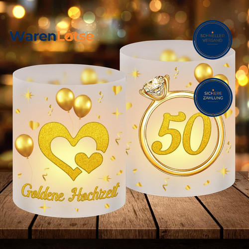 Windlicht tischdeko goldene - windlicht,