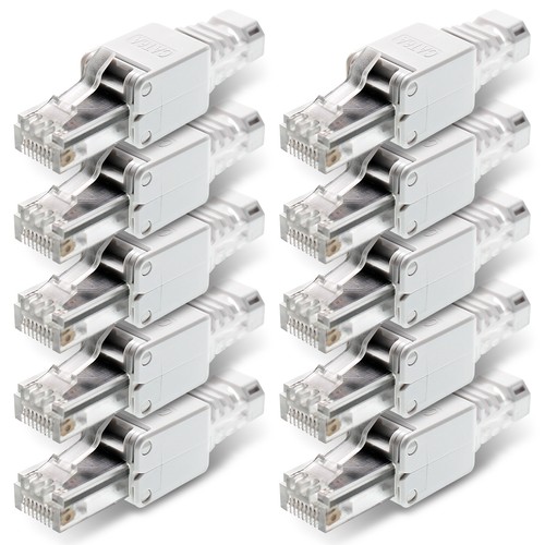 10x netzwerkstecker cat6a - 10x,
