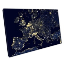 Europa Nachthimmel Wandbild