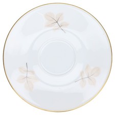 Untertasse für Mokka Rosenthal Form 2000 Schattenrose mit Goldrand