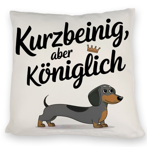 Dackel mit krone - mit,