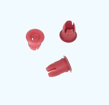 6x Druckknöpfe Tülle Zierleisten Rot für Mercedes 0019882081 W108 W109 NEU #197