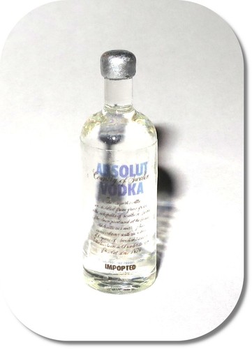 Miniatur flasche wodka - flasche,