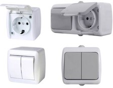 Steckdosen Aufputz Schuko