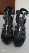 Damen Sandalen 38 Schwarz 