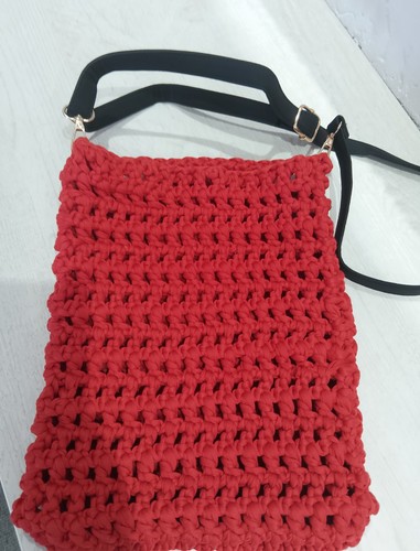 Handtasche gehäkelt handmade - gehäkelt,