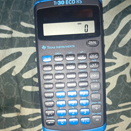 Texas instruments eco rs - ti-30,
