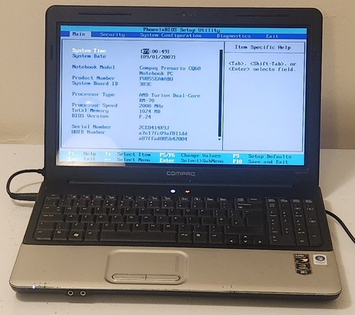 Compaq presario cq60 amd - presario,