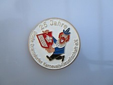 Faschingsorden  KG 1997 Karnevalsorden Fastnacht Emaille Nadel 25 Jahre