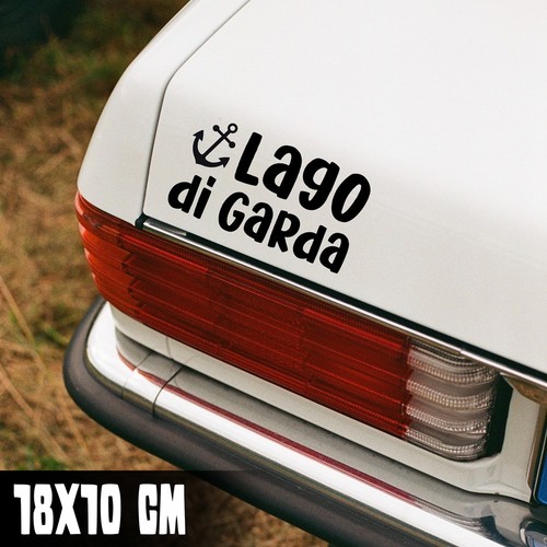 Auto aufkleber lago garda - di, garda"