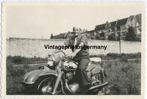 Z7567 foto 50er - jahre, motorrad