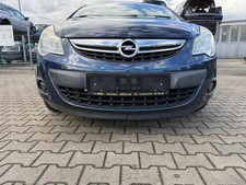 Opel Corsa D BJ11 original Stoßstange Stoßfänger vorn Z22A Ozeanblau Facelift