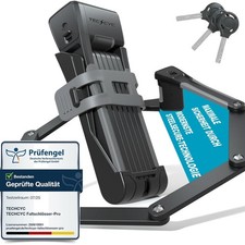 Robustes 120 cm Fahrradschloss,  und faltbar mit Edelstahlverbindung