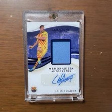 2020 Panini Immaculate Luis Suárez Barcelona /25 Patch (match worn) Autograph