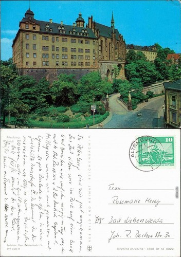 Ansichtskarte altenburg - ansichtskarte,