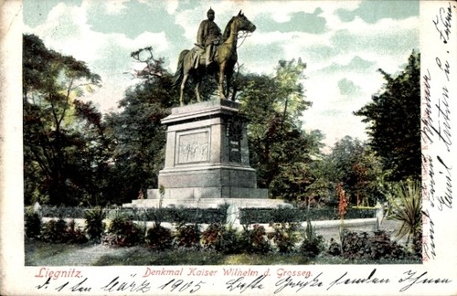 Postcard legnica liegnitz - postcard,
