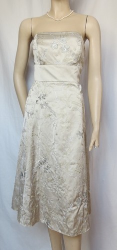 Abendkleid gold bestickt - abendkleid,