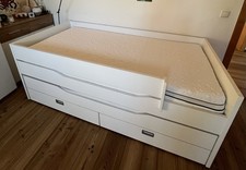 PAIDI Kinderbett Mit Ober Und Unterbett Echtholz 90x200 Mit Matratzen