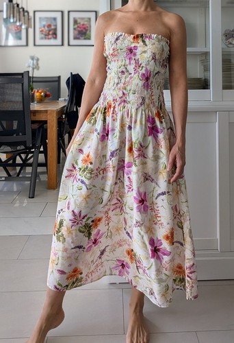 Damen trägerkleid midi - h&m,