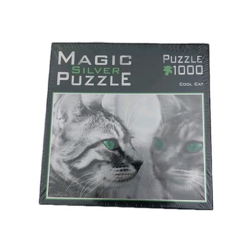Magic silver puzzle - magic, motiv