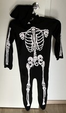 Skelett Karnevalskostüm/Faschingskostüm Kinder 116