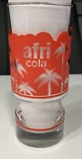 Original AFRI COLA Glas rot 0,3l / 70er 80er Jahre Höhe 15cm, Durchmesser 6,5cm