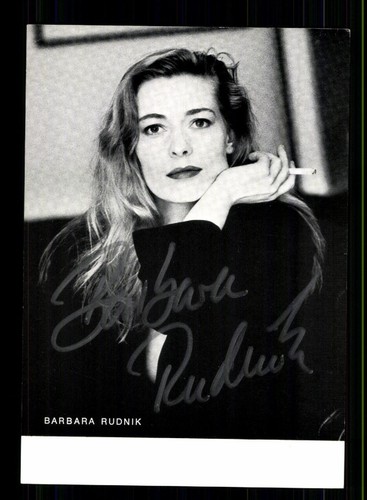 Barbara rudnik autogrammkarte - rudnik,