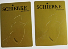 2 original Aufkleber  SCHIERKE am Brocken HARZ - Brockenhexe nagelneu HEXE - 520