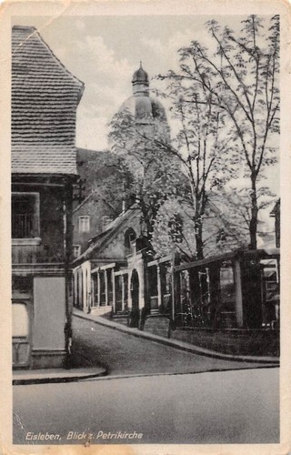 Eisleben blick petrikirche - eisleben, z.
