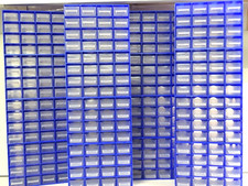 Aufbewahrungsbox 4x Sortierkasten Sortierbox 256 Fächer für Lego Schrauben SET 5