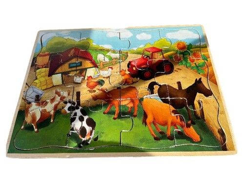 Holzpuzzle bauernhof kinder - holzpuzzle,