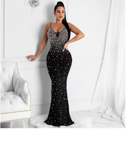 Luxus abendkleid lang - luxus,