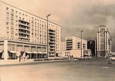 Berlin - Karl-Marx-Allee - Hauptstadt, Ostberlin, DDR, Postkarte gelaufen 1964
