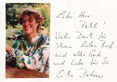 Weiße karte mit - mit, widmung