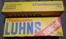 Vintage Luhns Seife Kernseife zwei Doppelpack