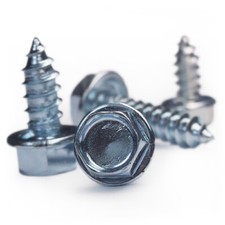 Blechschrauben mit Sechskantkopf und Bund Stahl galvanisch verzinkt DIN 6928