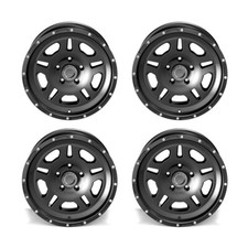 4x Alufelgen Set schwarz