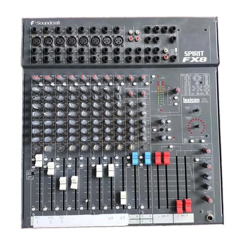 Soundcraft spirit fx8 kanal - spirit, 8