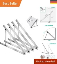 4er Set Aluminium Solarpanel