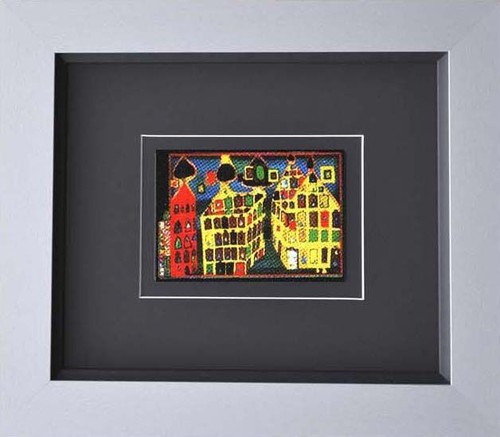 Kunstdruck hundertwasser - kunstdruck,