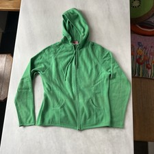 Hochwertige 100 % Kashmir, Hoodie Jacke, grün, Da. Gr. 40 Herzensangelegenheit