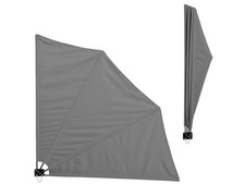 Seitenwand, Sonnen-, Wind- und Sichtschutz, grau, 140 x 140 cm - B