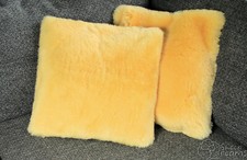 KISSENBEZUG echt Lammfell medizinisch Sofakissen Couch ca.40x40cm Sheep Dreams ®
