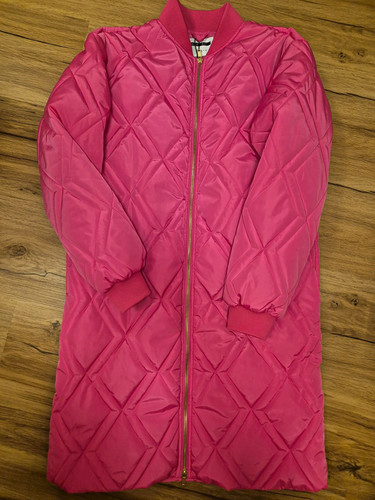 Steppmantel pink übergang - steppmantel,