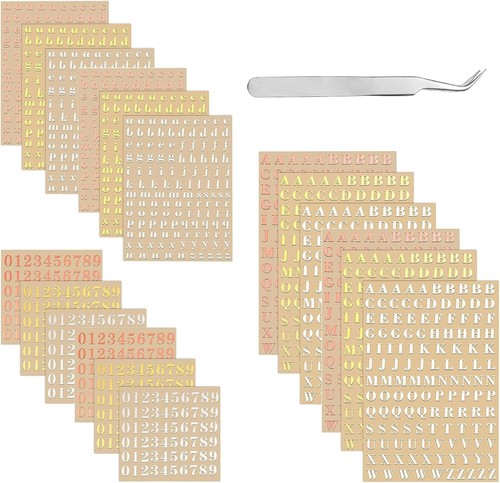 Blatt glitzer buchstaben - 18,