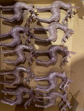 10 Hirsche Christbaumschmuck