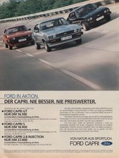 Ford Capri III - Reklame Werbeanzeige Original-Werbung 1983 (1)