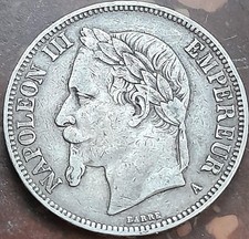 Frankreich 5 Francs 1870 A