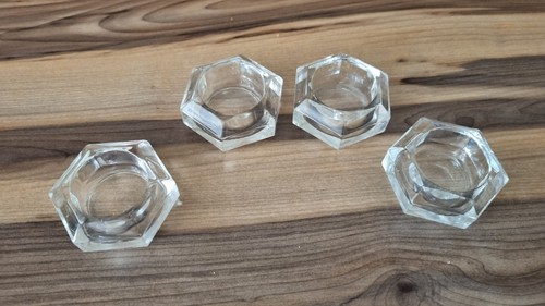 Teelicht halter eckig glas - 4,