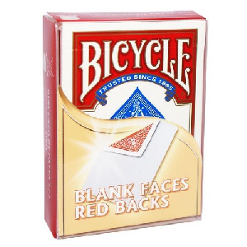 Bicycle blank faces - faces/red, backs